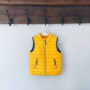 Yellow Puffer Vest